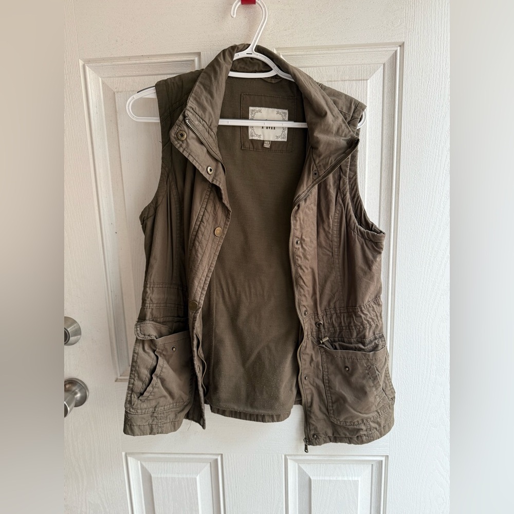 YMI Olive Green Utility Vest
